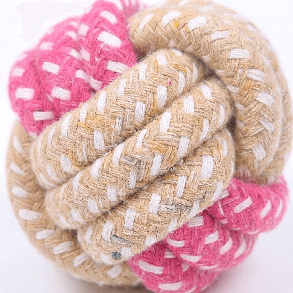 Interactive Cotton Rope Dog Toy for Chewing & Playtime Fun — view 3 of 6