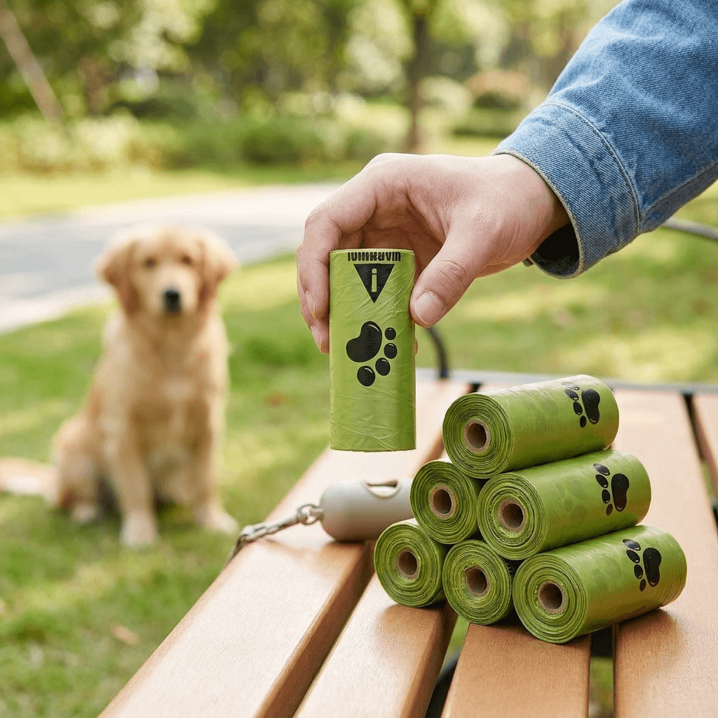 Eco-Friendly Dog Poop Bags – Leak-Proof Cleanup with EPI Material — view 4 of 5