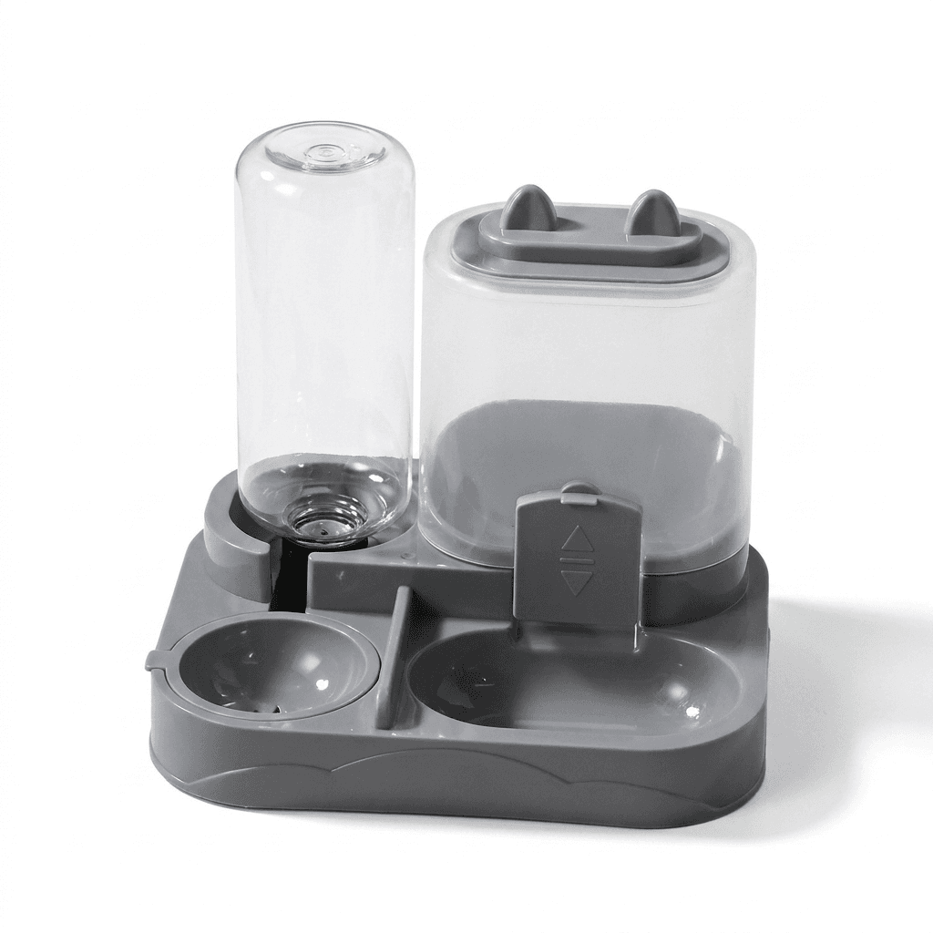 Automatic Pet Feeder & Water Dispenser – Large Capacity Food Station — for cats — view 6 of 7