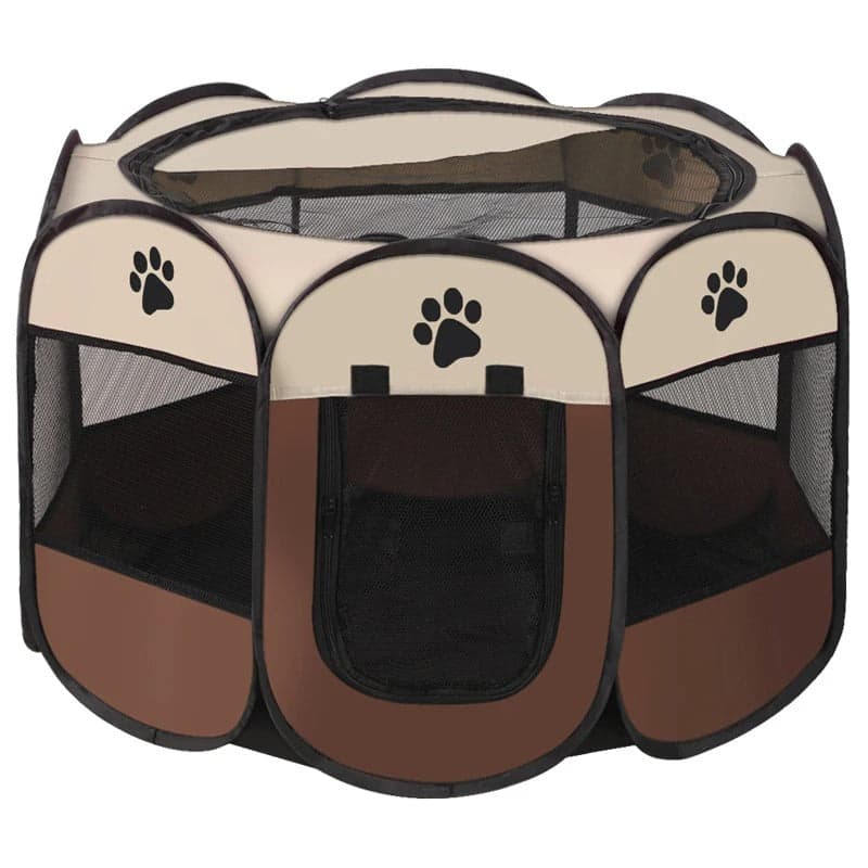 Folding Pet Playpen – Portable Outdoor Shelter with Durable Oxford Fabric — for dogs — view 6 of 8