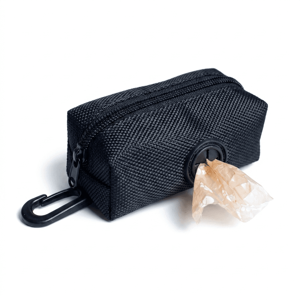Pet Dog Poop Bag Holder with Leash Clip & Adjustable Strap — view 2 of 7