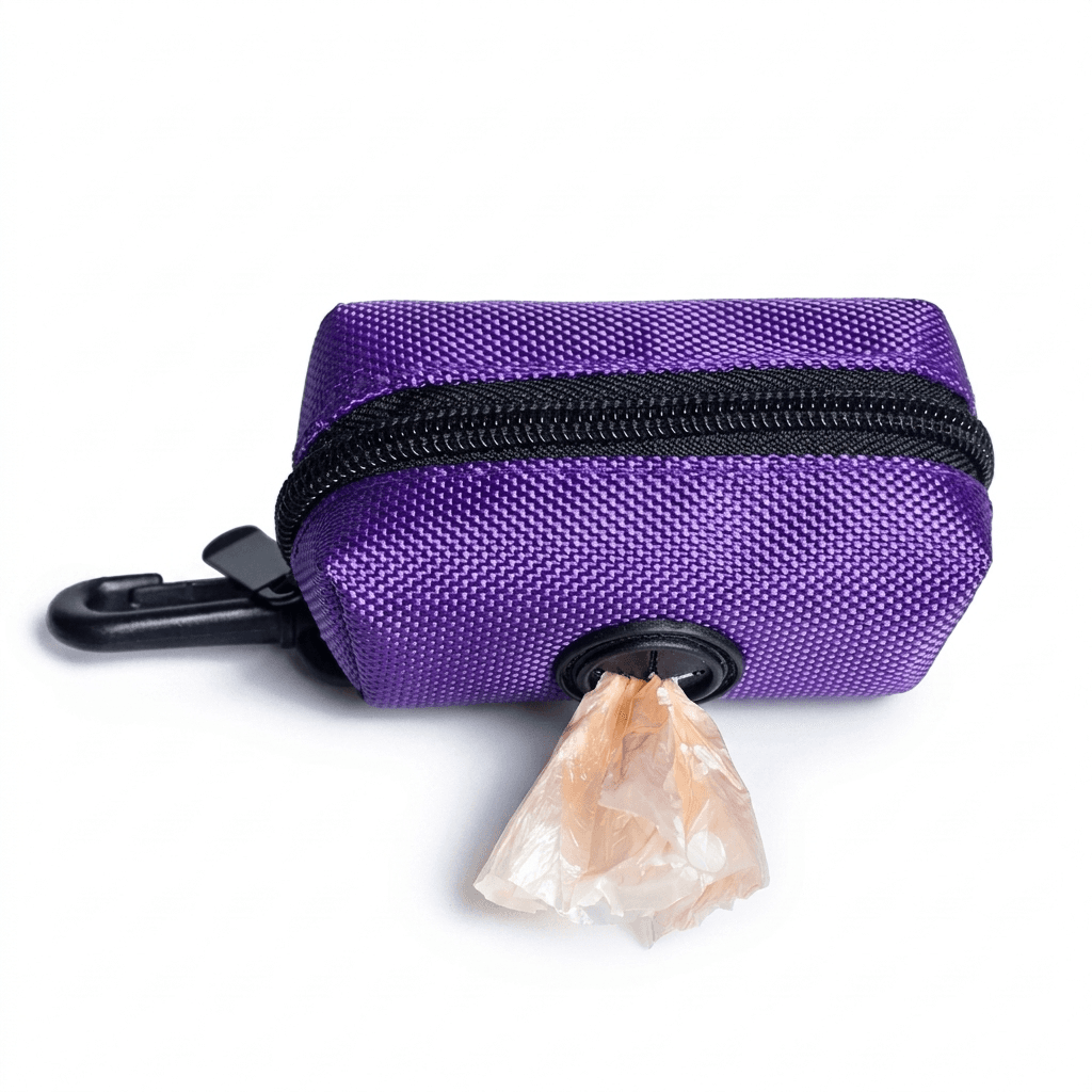 Pet Dog Poop Bag Holder with Leash Clip & Adjustable Strap — view 7 of 7