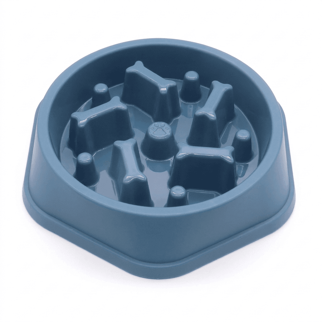 Slow Feeder Pet Bowl – Controlled Mealtimes with Non-Slip Design — for dogs
