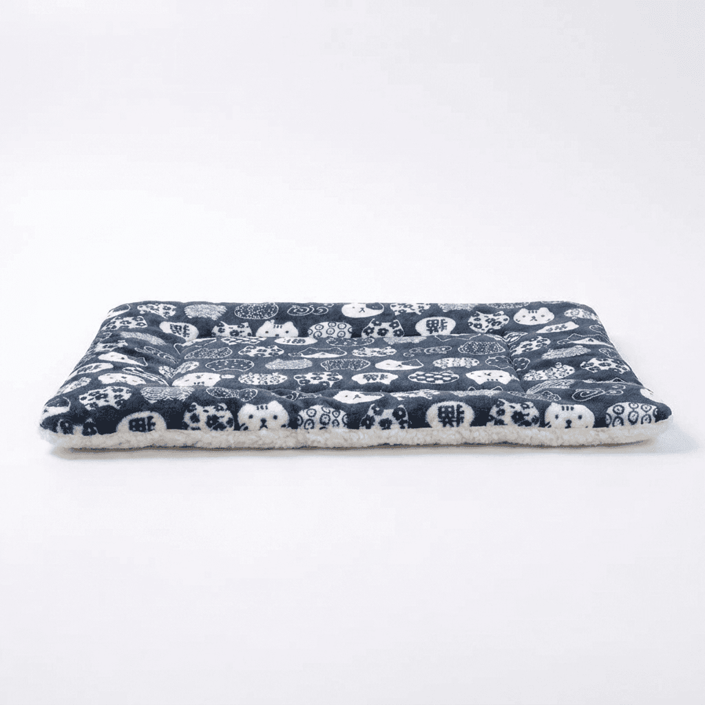 Flannel Pet Sleeping Mat – Cozy Warmth with Soft Breathable Fabric — for cats — view 2 of 5