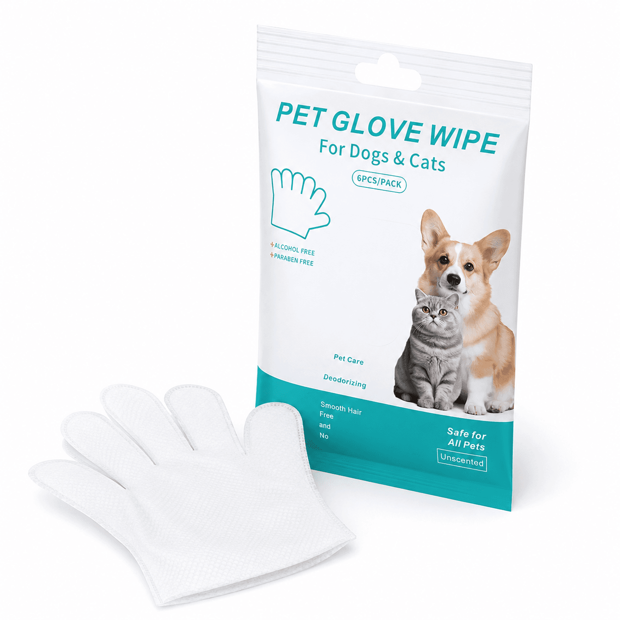 Pet Grooming Wipes – Gentle Daily Cleaning with Extra Thick Cloth — for dogs and cats — view 2 of 5
