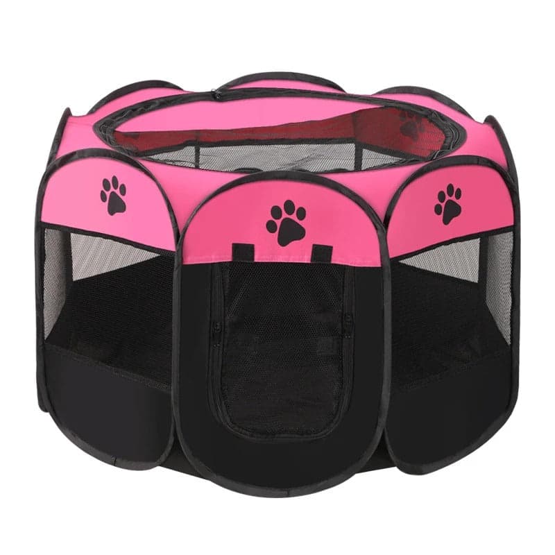 Folding Pet Playpen – Portable Outdoor Shelter with Durable Oxford Fabric — for dogs — view 7 of 8