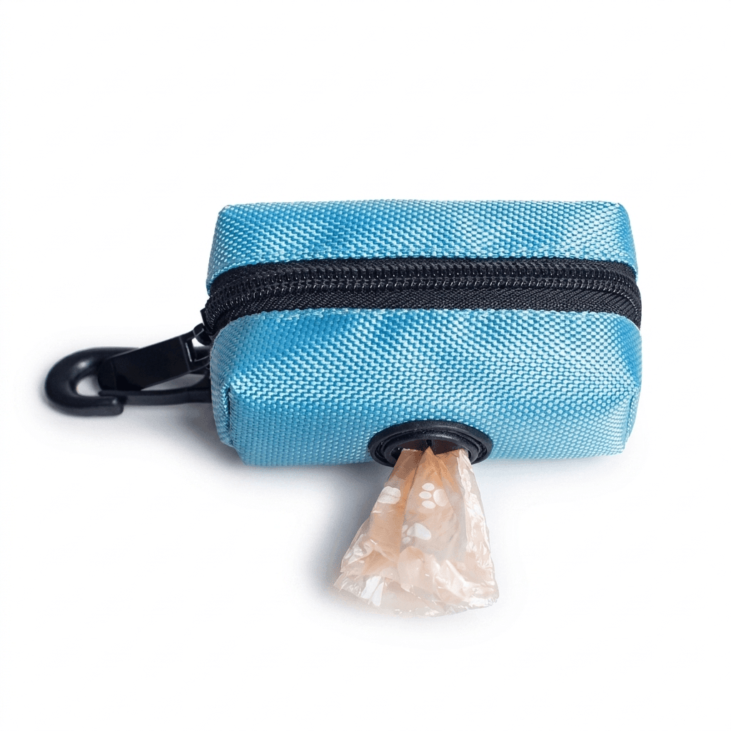 Pet Dog Poop Bag Holder with Leash Clip & Adjustable Strap — view 6 of 7