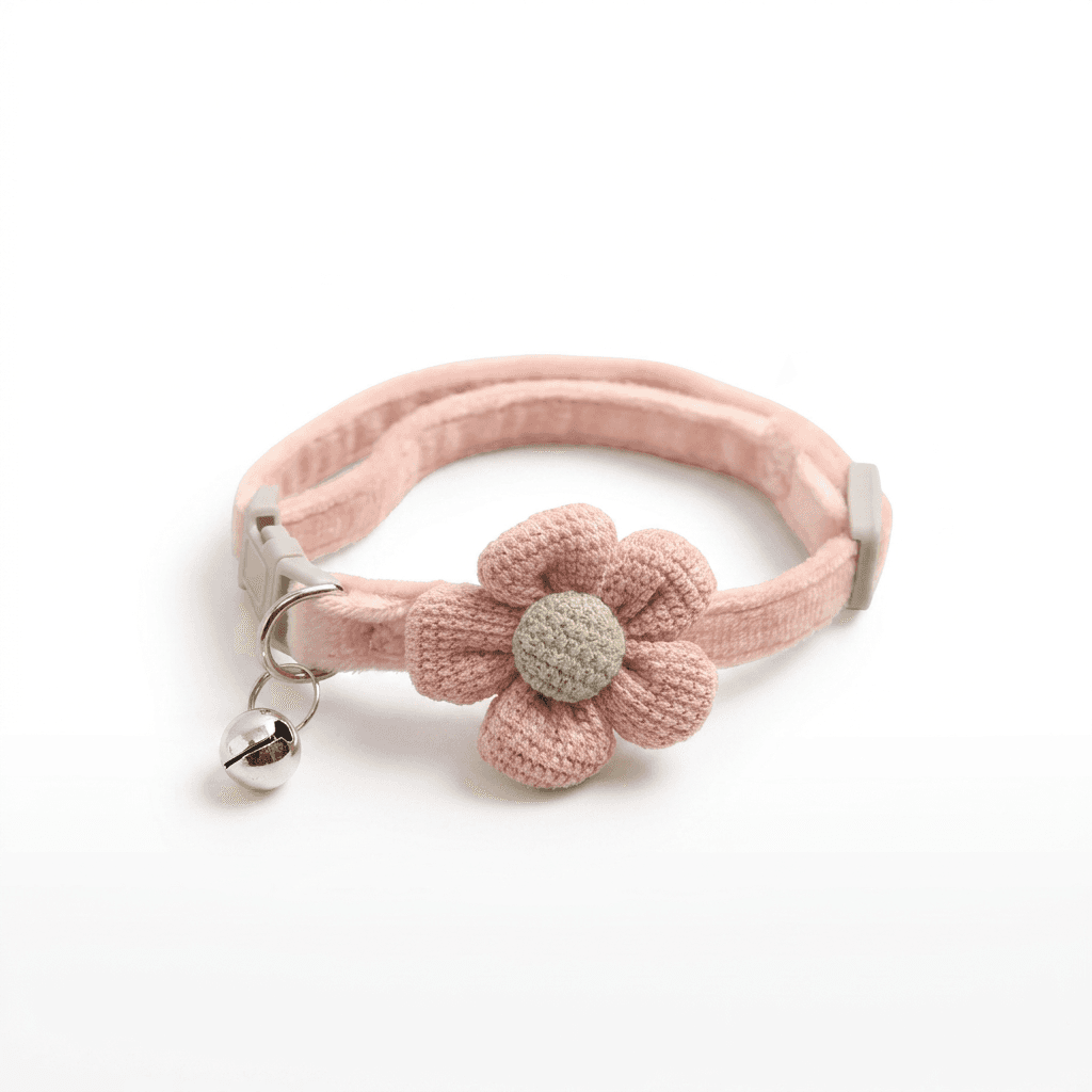 Cat Bell Collar – Adjustable Comfort with Soft Polyester Bowtie