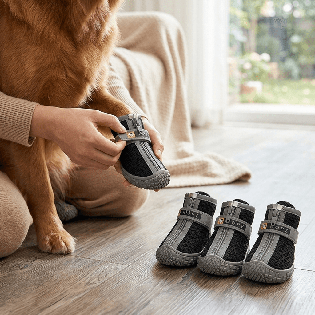 Dog Boots – Paw Comfort with Non-Slip Plush-Lined Protection — view 4 of 7