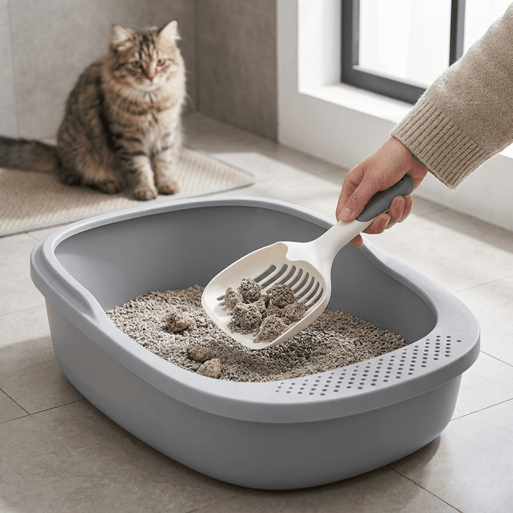 Large Cat Litter Scoop – Easy Cleaning with Durable Fine Mesh — view 4 of 5