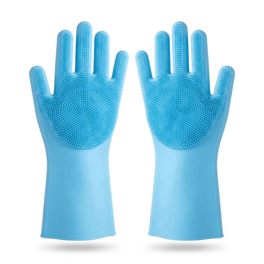 Silicone Pet Grooming Glove – Gentle Cleaning with Soft Massage Bristles — for dogs — view 7 of 7