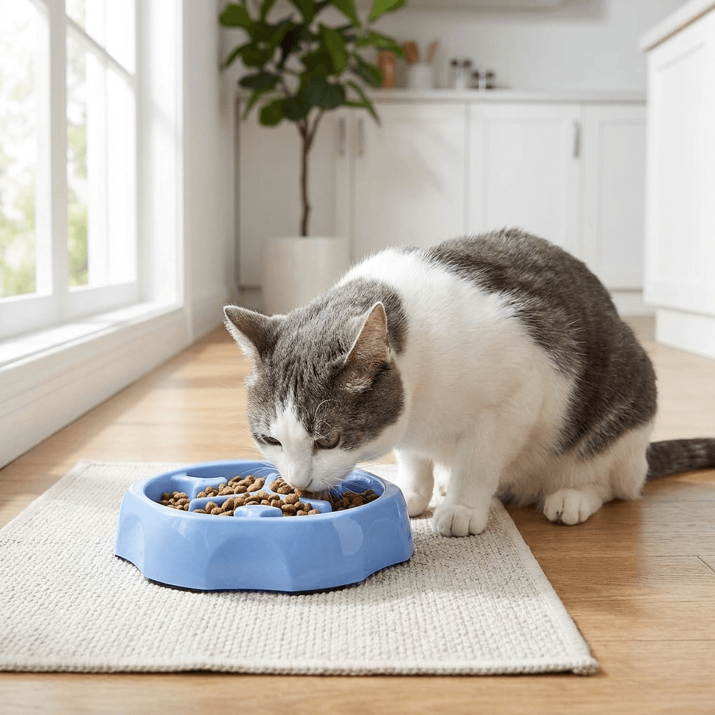 Slow Feeder Pet Bowl – Calm Mealtimes with Durable Puzzle Design — for cats — view 4 of 6